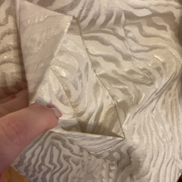 Michael Kors zebra print dressy shirt size 8 - Picture 3 of 11